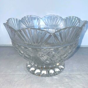 Vintage Freedom by Godinger Open Candy Dish - Lead Crystaal EXCELLENT